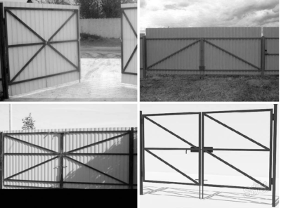Изготовление ворот для гаража своими руками: 14 фото с процессом изготовления и примерами работ
