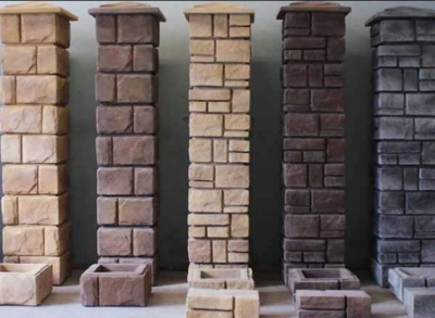 Что нужно знать о блоках для столбов забора: материал, форма и монтаж